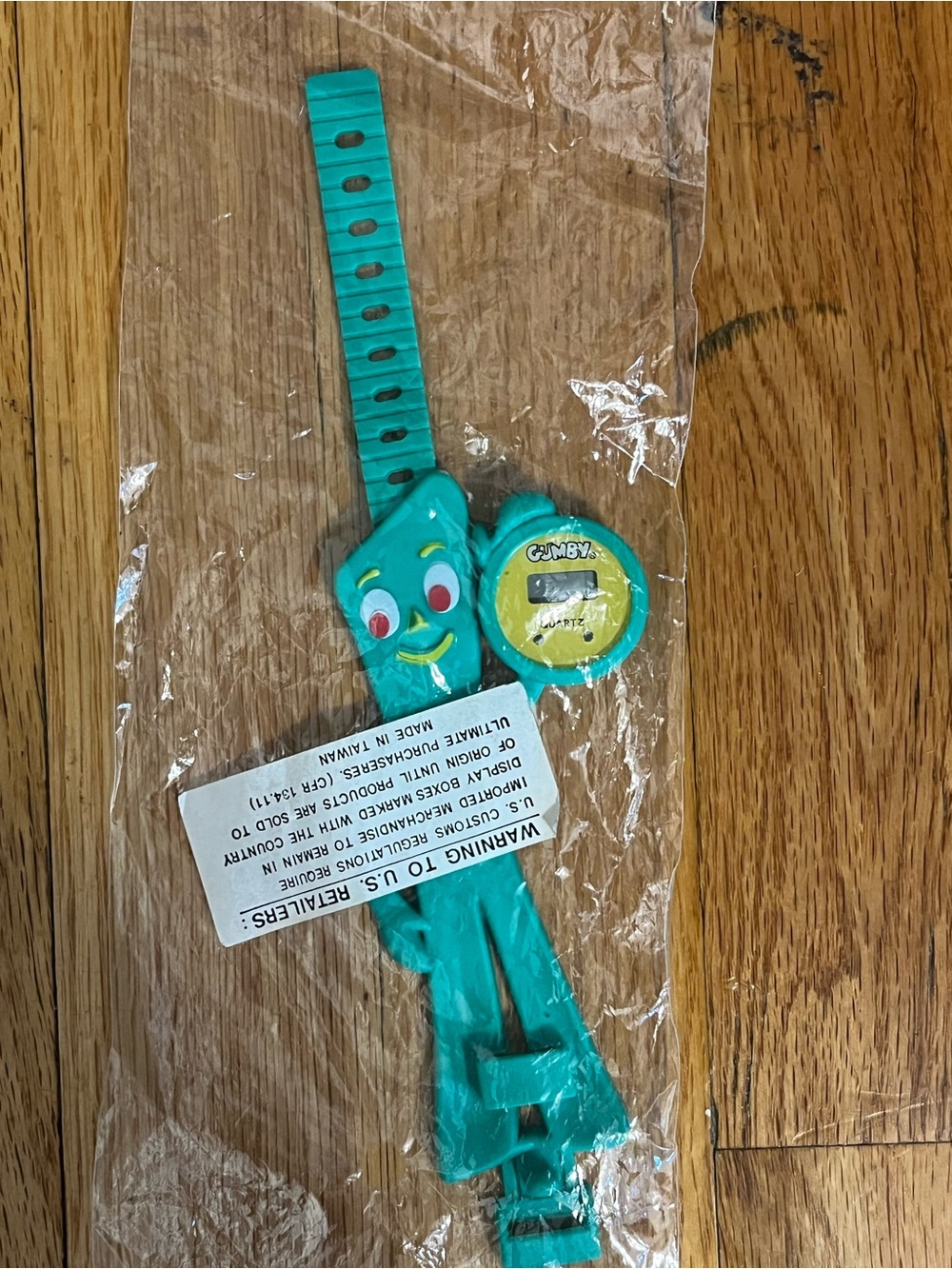 Gumby Character Kids Watch in Teal